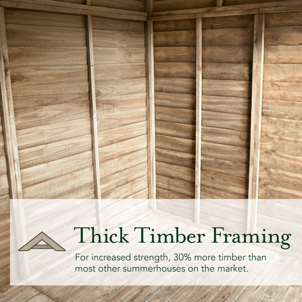 Forest Garden 4LIFE Reverse Apex Wooden Summerhouse 8x6m – 5 Window 5013053202661 2